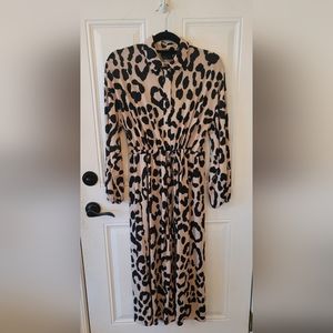 Asos leopard dress size small